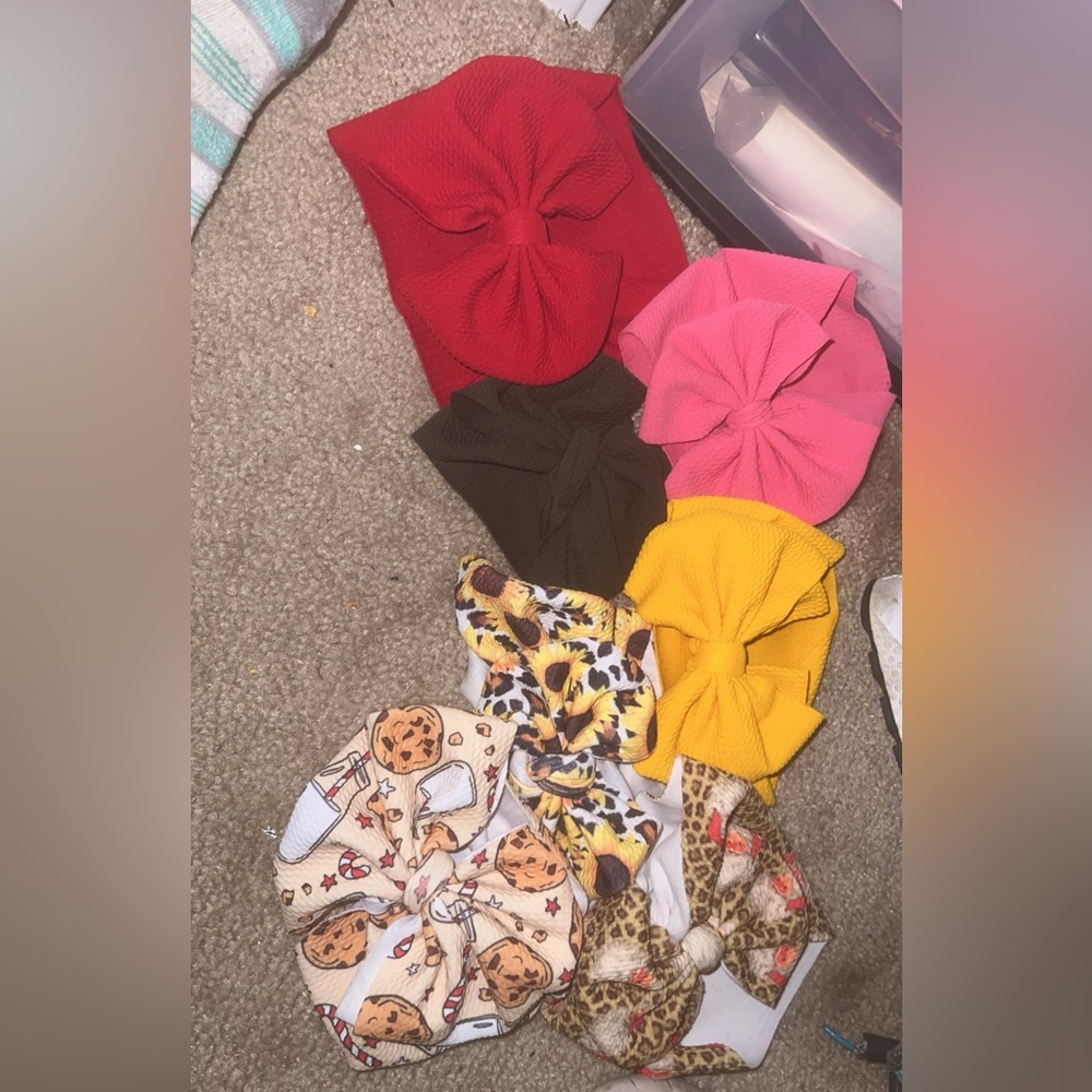 Baby headbands and clip ins